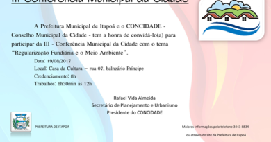 3ª Conferência Municipal da Cidade